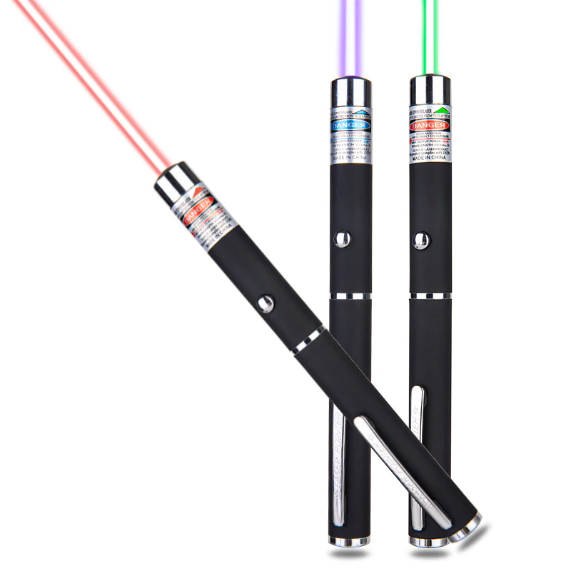 3 Packs 900Mile Laser Pointer Pen Green Blue Red Light Visible Beam
