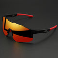Oversized Colorful Sports Sunglasses - Wraparound Design, UV400 Unisex